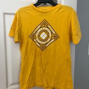Yellow Columbia T shirt